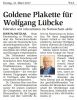 WLZ: Goldene Plakette für Wolfgang Lübcke - Im Ehrenamt für die Artenvielfalt
